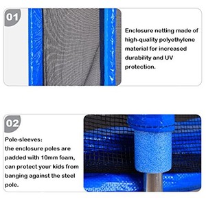 16ft Vòng trẻ em Trampoline với bao vây, cho ngoài trời nhảy Trampoline - Product Image 6