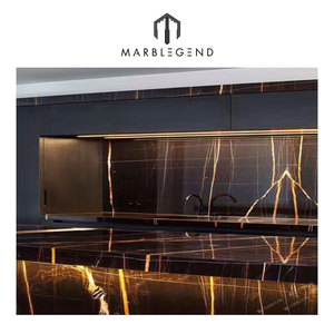 Well Polished Hot Sale <strong>Black</strong> Noir <strong>Aziza</strong> <strong>Marble</strong> Price Per square Meter
