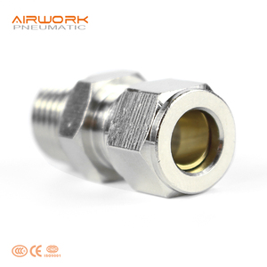 <span class=keywords><strong>3</strong></span>/8 <span class=keywords><strong>3</strong></span>/4 maschio rettilineo in <span class=keywords><strong>ottone</strong></span> 12mm a compressione idraulica connettore di raccordo per tubo in rame Hdpe - Product Image 3