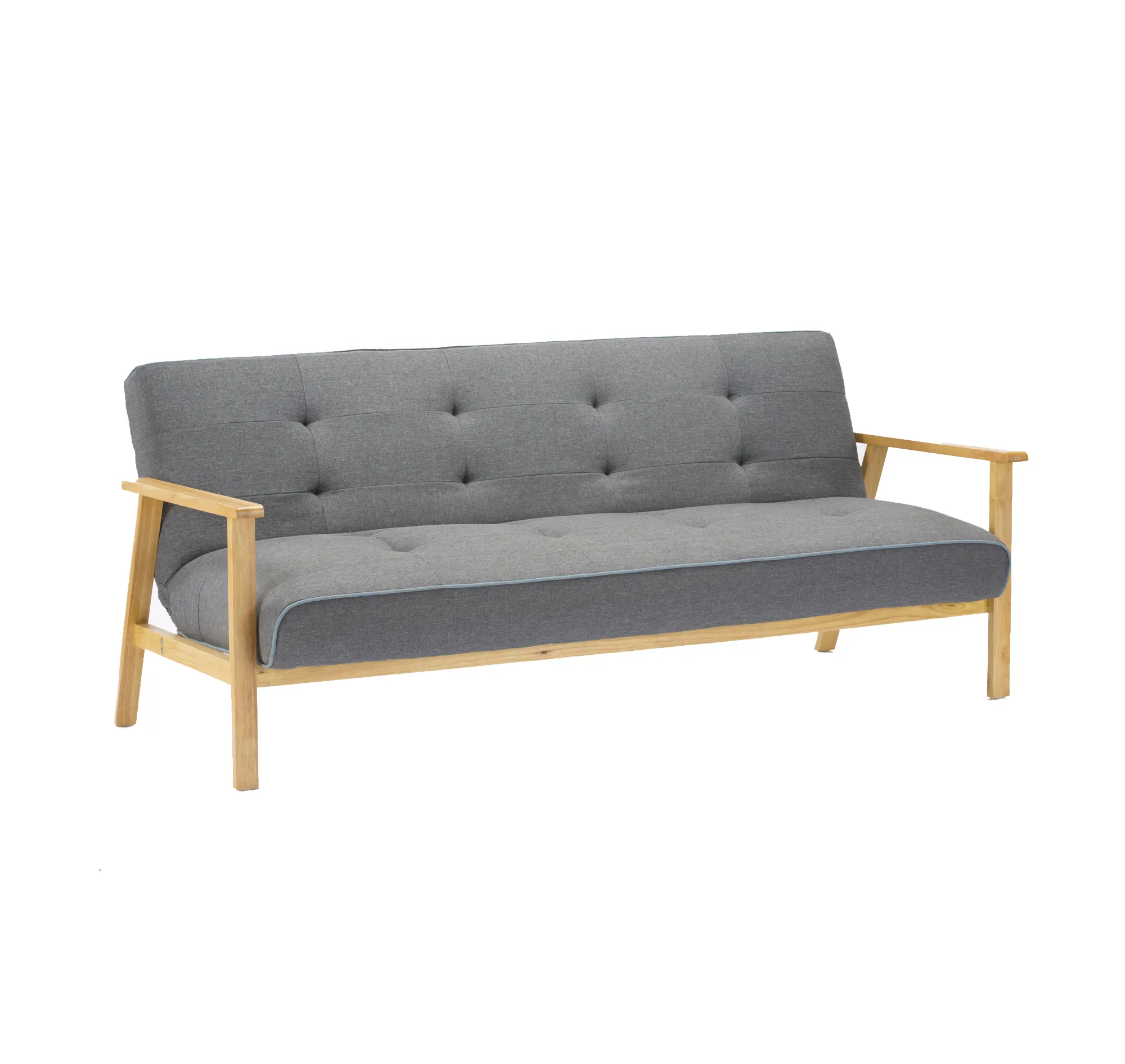 Japanese Design Simple Sofa,3 Three Seaters Sofa with Metal Frame for Hotel,Restaurant,Cafe
