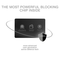 Technologie de protection RFID, accessoire Anti-écrasement, pour cartes de crédit et de crédit, sans contact, 13.56Mhz
