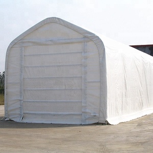 เต็นท์โรงรถแบบพกพาโครงโลหะ PE PVC สำหรับทุกฤดู ใช้คลุมรถสำหรับจอด - Product Image 4