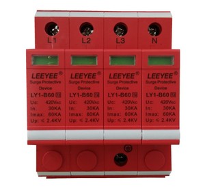 Power surge protection device mit fernbedienung signal 60kA 1 P 2 P 3 P 4 P - Product Image 1