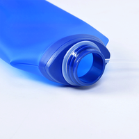 Bouteille d'eau en Silicone, souple, sans BPA, ml, bouteille pliable, anti-fuite, pour le sport, le voyage, le Marathon, la course, la randonnée, le cyclisme