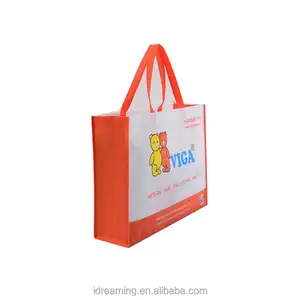 Professionele Non-woven Opvouwbare Tas, Promotie Geweven Zak Promotionele Custom Winkelen Non Woven Tas Met Print Logo