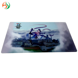 Tapis <span class=keywords><strong>de</strong></span> <span class=keywords><strong>jeu</strong></span> <span class=keywords><strong>de</strong></span> cartes personnalisé AY World <span class=keywords><strong>Warcraft</strong></span> Hunter en tissu caoutchouté carré chauffant, antidérapant, couleur personnalisée, sublimation thermique - Product Image 1