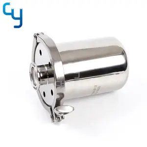 Stainless steel sanitary hygienic tank rebreather