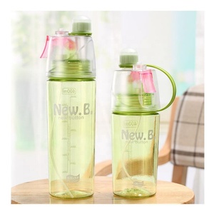 600ml 20 OZ Misting <strong>Spray</strong> Outdoor Sport <strong>Drinking</strong> BPA FREE Water <strong>Bottle</strong> - Product Image 4