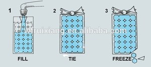 Haute qualité HDPE / LDPE glace cube sac, <span class=keywords><strong>Blue</strong></span> ice cube sac, Ice cube faire le sac - Product Image 6