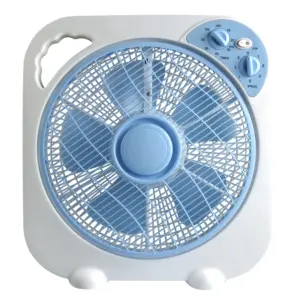 Sibolux VENTILADOR kutu FAN 25CM KYT-25B 10 inç 5 bıçakları standart plastik kutu fan