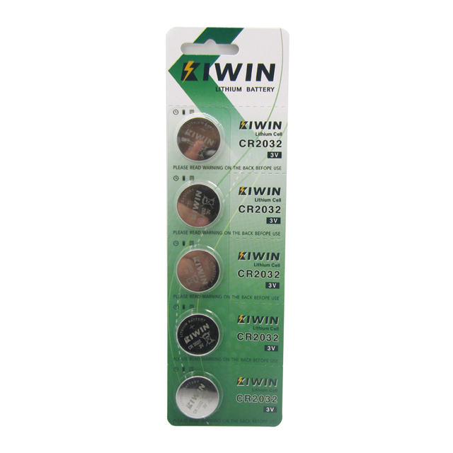 Ecofriendly Battery  3V CR2032 Lithium Button Cell for Electronic Appliance