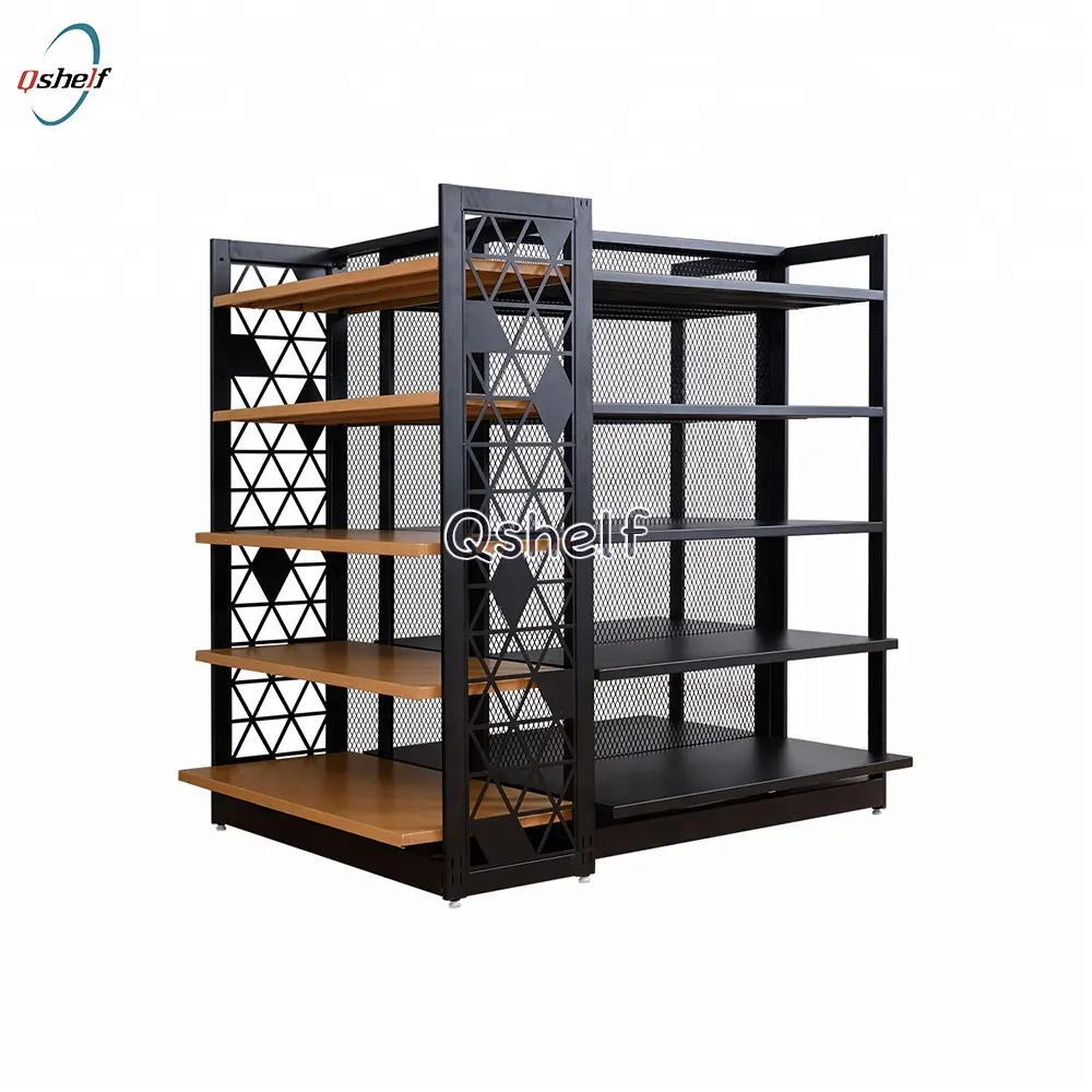 boutique store shelf grocery store display rack