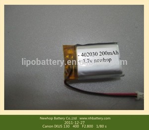 Lipo fabricante de la batería 3.7 v 85 mah batería del li polímero para reloj de silicona <span class=keywords><strong>banda</strong></span> con el tamaño - Product Image 3