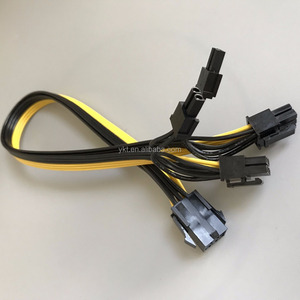PCIE molex 8 Pin zu 2x8 Pin (6 + 2) pin PCI-e CPU VGA Splitter Hub Stromkabel