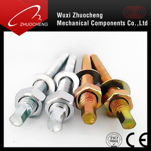Grado 5,8 chapados en zinc química perno de anclaje y hormigón de acero inoxidable ancla para la construcción - Product Image 3