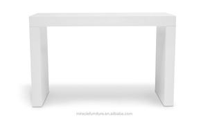 Barra de <span class=keywords><strong>Bar</strong></span> Blanca de Alto Brillo, Forma Faroc, Mesa de <span class=keywords><strong>Bar</strong></span> <span class=keywords><strong>para</strong></span> Uso en el Hogar - Product Image 2