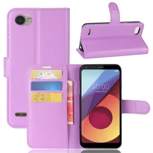 OEM Luxury Flip Case For LG Q6 G6 G7 Q7 Wallet PU Leather Cover For LG K8 K10 2018 V30 Q6 Plus Card Slot Magnetic Stand Holder Cases