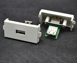 ABS de la alta calidad de casa inteligente 86 tipo 3 puertos de salida frontal VGA HDMI montaje en pared placa - Product Image 5