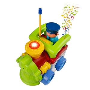 RC auto giocattolo: telecomando <span class=keywords><strong>Finger</strong></span> <span class=keywords><strong>Car</strong></span> con musica e luci lampeggianti, cartone animato treno da corsa per bambini 3-6 anni - Product Image 2