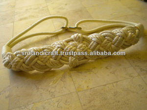 nautical knot rope belts women belt woven belt cotton belt fashion belt wholesale beltsHandmade Creations - Product Image 1