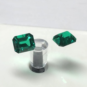 ล้ำค่า Lab ปลูกหินมรกตตัดจำลองธรรมชาติโคลอมเบียสีเขียวมรกตอัญมณี - Product Image 2