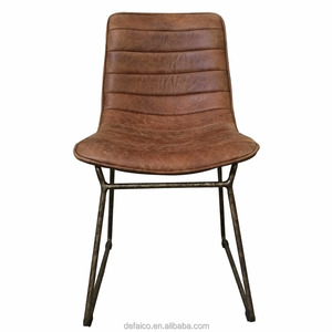 Base de metal de <span class=keywords><strong>alta</strong></span> calidad comedor Silla de cuero - Product Image 3