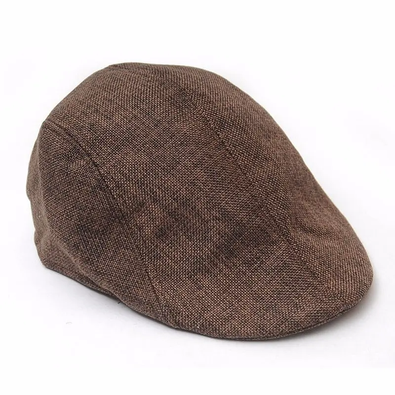 Gorro de pato para hombre y mujer, gorra de hiedra, gorro plano para conducir, gorro de caballero, boina Unisex