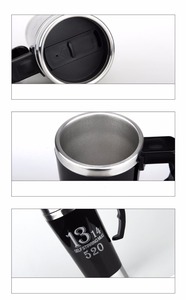 Diseño a prueba de agua de la categoría alimenticia <span class=keywords><strong>500</strong></span> ml proteína mezclador taza auto agitación para jóvenes y mayores - Product Image 5