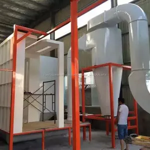Cabine de Pulverização Eletrostática a Pó de alumínio Perfil de PVC