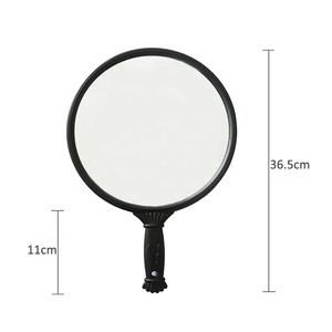 Cao Cấp Một Mặt Comfy Trang Điểm Cầm Tay Gương Đen Làm Tóc Gương - Product Image 6