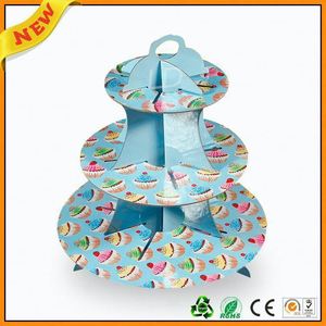 Líder de Pantalla soporte de exhibición para el pastel de frutas merienda pequeño partido de la magdalena de la boda - Product Image 1