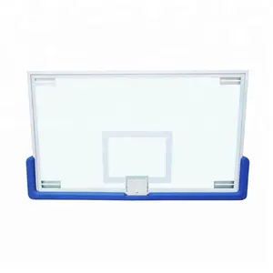 مصنع مخصص خفف من الزجاج غير قابلة للكسر زجاج قصير كرة السلة في الهواء الطلق اللوحة الخلفية