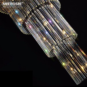 <span class=keywords><strong>Lustre</strong></span> moderne long pour plafond, luminaire en verre <span class=keywords><strong>G9</strong></span>, lustres de cristal, éclairage de luxe, lampe d'escalier pour hôtel, lamparas de techo MD2219 - Product Image 4