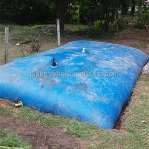 Household use collapsible PVC rain water pillow tank 3000 gallons