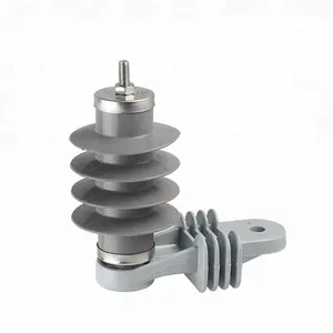 metal-oxide polymer 11KV surge arrester / types of lightning arrester / 33kv lightning arrester price