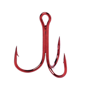 Hengjia <span class=keywords><strong>hameçons</strong></span> aigus en acier au carbone 20 pièces/boîte <span class=keywords><strong>hameçons</strong></span> Triple pêche - Product Image 2