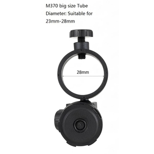 Alonefire Kẹp Đèn Mũ Bảo Hiểm Chiến Thuật Điều Chỉnh Góc 360 Độ M370 Kẹp Đèn Pin Giá Đỡ Đèn <span class=keywords><strong>LED</strong></span> Ngoài Trời Gắn Đèn Pha - Product Image 2