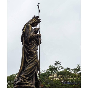 Figura de la Virgen María y el bebé Jesús para decoración al aire libre, estatua religiosa católica de bronce personalizada, Onlyart - Product Image 2