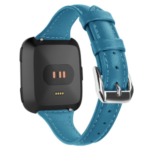 IVANHOE for Fitbit <span class=keywords><strong>Versa</strong></span> Band、FitbitVersaスマートウォッチと互換性のあるクイックリリースピン付きクラシック本革ストラップ - Product Image 6
