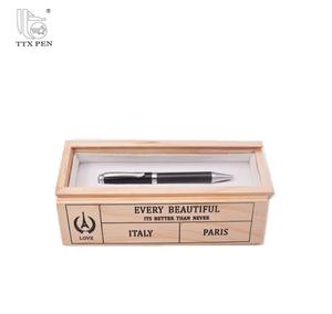 TTX Trung Quốc Bán Chạy Quà Tặng Giáng Sinh Số Lượng Lớn Quà Tặng Bút Bi Bộ Hộp Gỗ Có Móc Khóa - Product Image 2