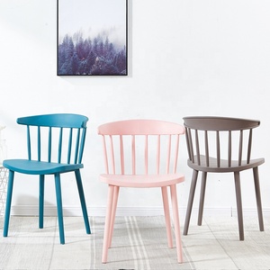 Chaises de salle à manger en plastique, 20 pièces, style nordique, pour salon et restaurant - Product Image 2
