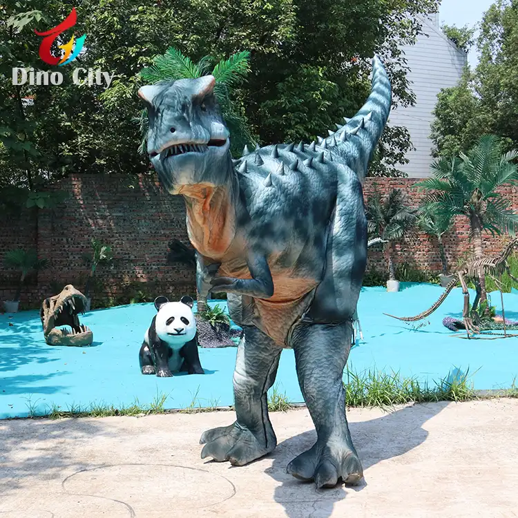 Animatronic Realistische Walking mit T-rex Dinosaurier Kostüm für Verkauf