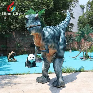 Animatronic gerçekçi yürüyüş ile rex dinozor kostüm
