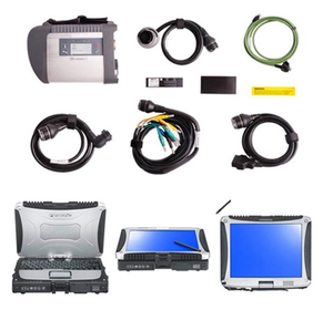 Faro de diagnóstico Auto del coche sd MB Star <span class=keywords><strong>c4</strong></span> con Panasonic portátil militar CF-19 versión de software - Product Image 2