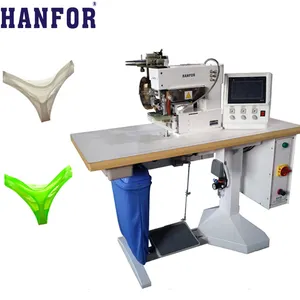 Fashionable bra with lace cover sew-free bonding machine and seamless underwear machine