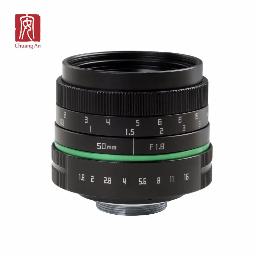 OEM 50 mét F1.8 C Mount MFT MC Sơn Nhiều Lớp APS-C Lens Cho Tất Cả Các Không Gương Lật Máy Ảnh