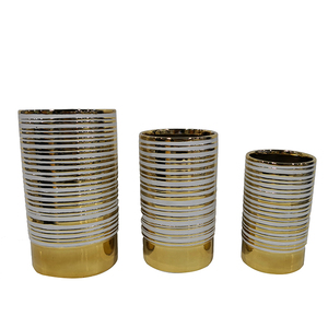 <span class=keywords><strong>Amazon</strong></span> Venta caliente moderno decoración de interior grande negro florero de cerámica con colgante de estrella - Product Image 4