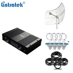 LINTRATEK 23dBm 900 2100mhz Repeater GSM WCDMA Network Signal Improve cellphone signal booster highpower repetidor gsm 900 mhz