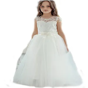 Abiti da festa per bambina abiti da festa per principessa abiti da spettacolo abiti da prima comunione abiti da bambina in Tulle con Applique