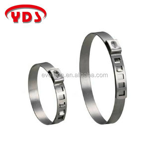 ตัวหนีบสแตนเลสขนาดเล็กแบบหูเดียวสำหรับท่อน้ำ เชื่อมต่อสะดวก ระบบวัดขนาดแบบเมตริก แรงกดสม่ำเสมอ - Product Image 2